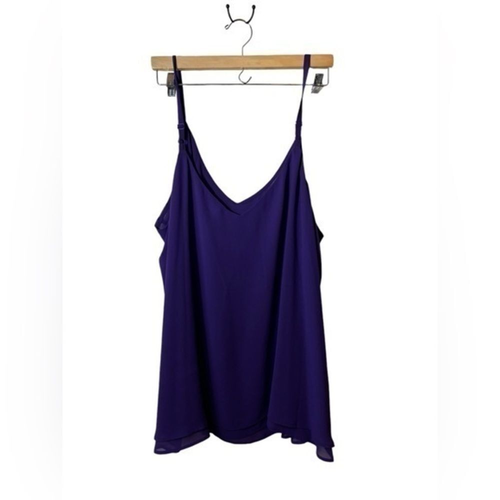 TORRID l sleeveless tank blouse 4 purple